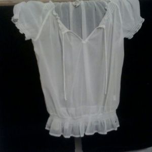 Hollister sheer shirt