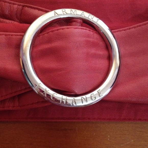 Armani Exchange Leather Belt - Picture 2 of 3