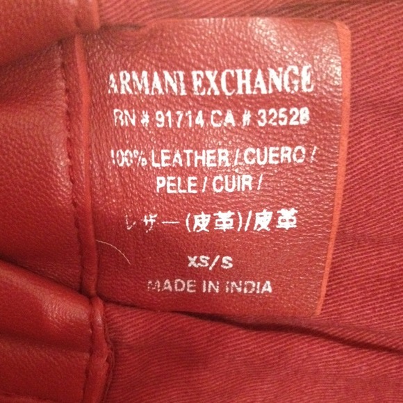 Armani Exchange Leather Belt - Picture 3 of 3