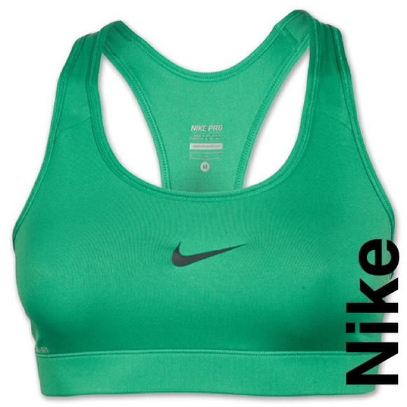 Nike green sports bra