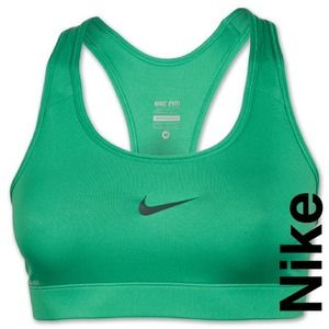 Nike green sports bra