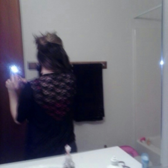 Black lace cardigan - Picture 2 of 2