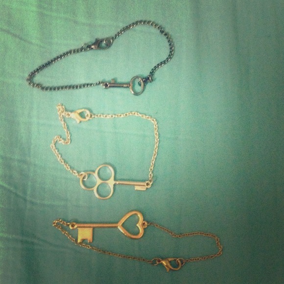 Key bracelet set of 3