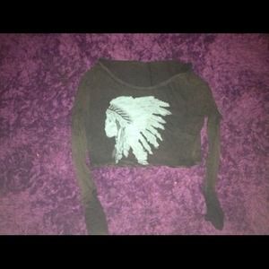 Long sleeve brandy melville shirt