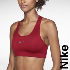 Nike berry sports bra
