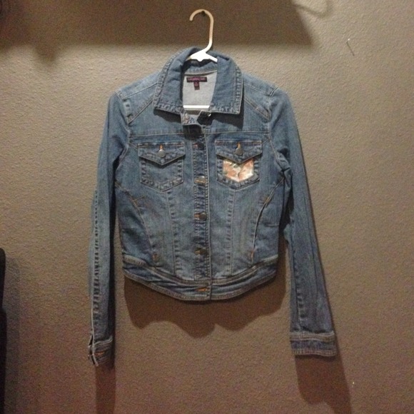 Material Girl Fitted Hi-Low Denim Jacket - Picture 1 of 3