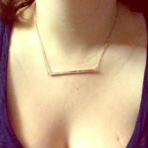 Additional picture of bar necklace
