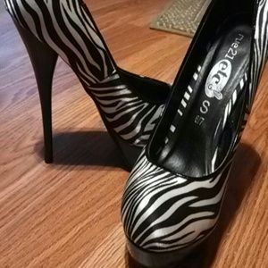 Zebra print High Heels