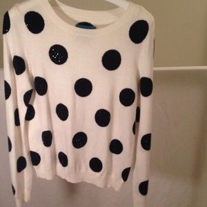 Alice + Olivia polka dot sweater