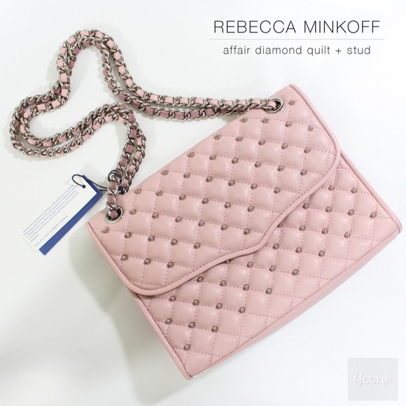 Rebecca Minkoff Handbags - Rebecca Minkoff Affair Diamond Quilt and Stud Bag
