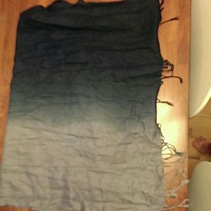 Grey Black ombre scarf