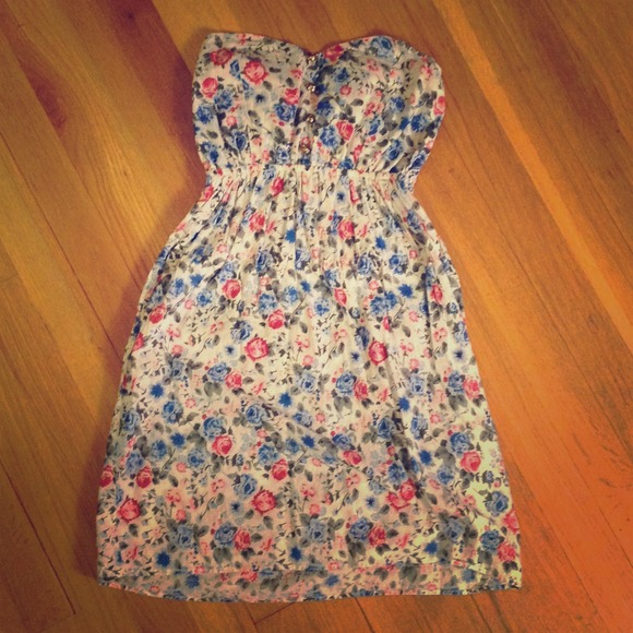 Floral Sweetheart Dress