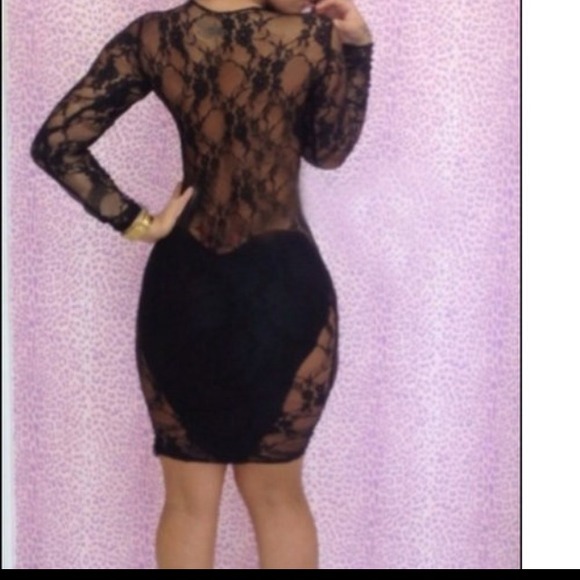 Pink bodycon dress - Picture 2 of 2