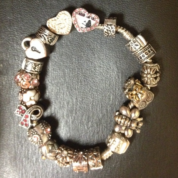 2 Pandora like bracelets one possible authentic