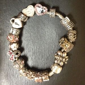 2 Pandora like bracelets one possible authentic