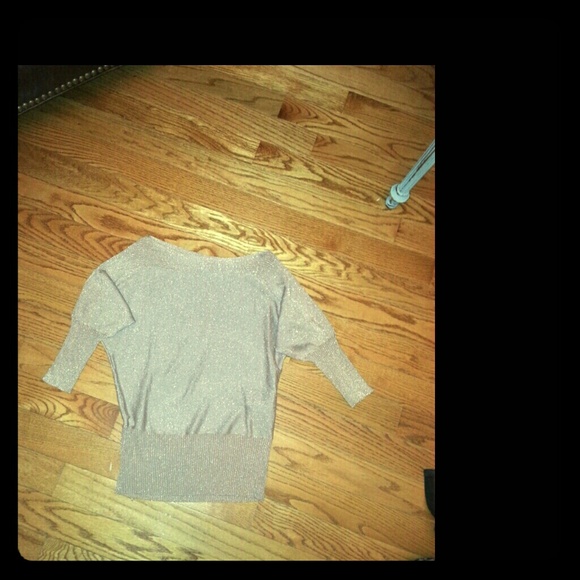 Forever 21 metallic top