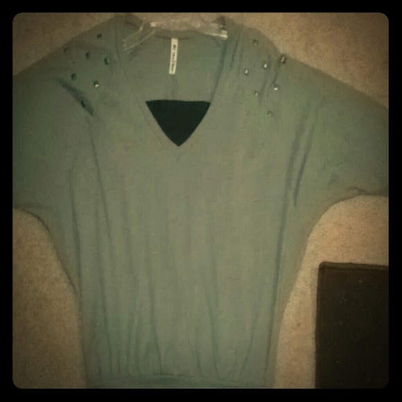 Greenish stylish tee!!