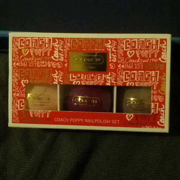 3 coach nail polishes