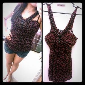 LEOPARD PRINT TOP