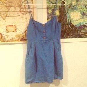❌RESERVED❌Short Blue Sleeveless Dress