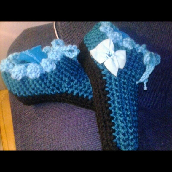 Crochet Slippers - Picture 3 of 3
