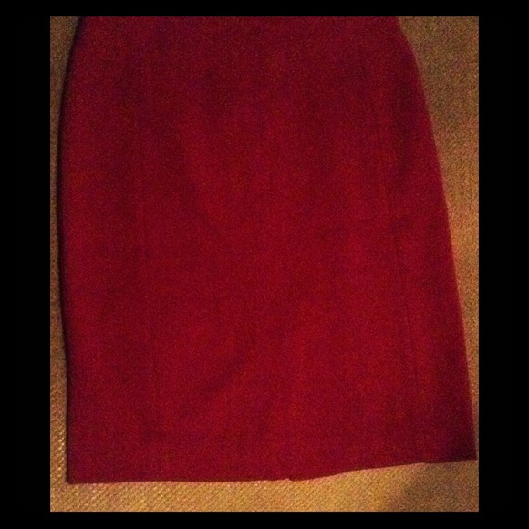 Maroon skirt