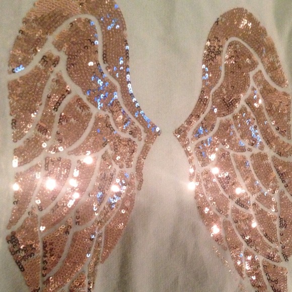 SOLD🚫Victoria secret bling angel wing mint 🚫SOLD