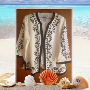 LINED LINEN JACKET BY LOUIS DEL OLIO- SALE PRICE-