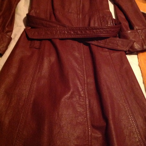 Leather Vintage coat