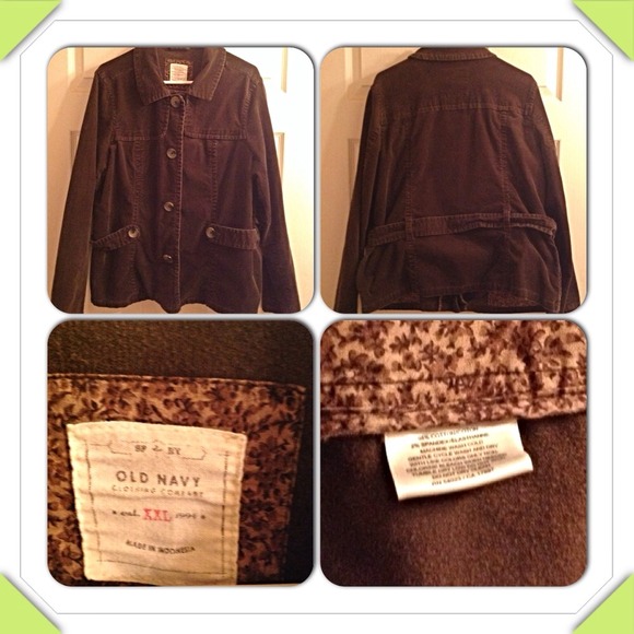 Dark Brown Courdoroy Jacket