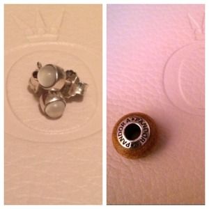 Bundle** Pandora Charm and Earrings
