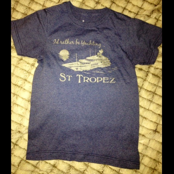 "I'd rather be yachting in St.Tropez" Mr.Cips Tee