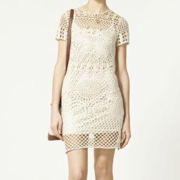 Zara Dresses & Skirts - Crochet dress
