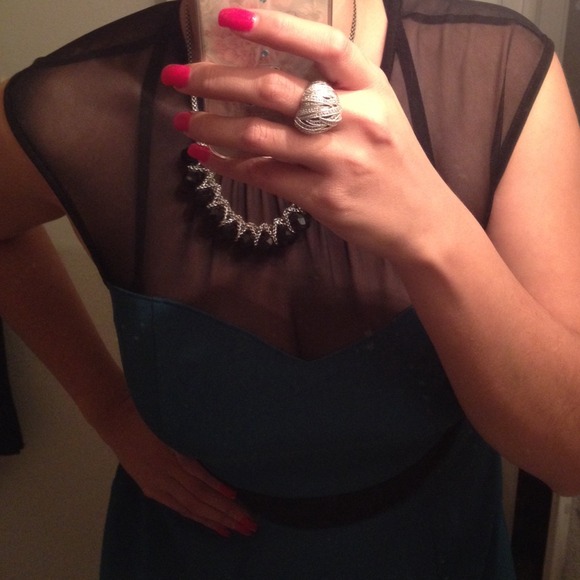 Cute summer green dress Size M L - Picture 2 of 2