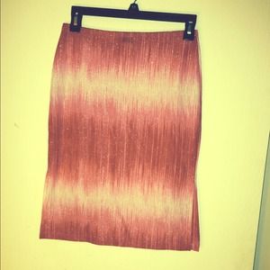 Sparkly pink and white skirt