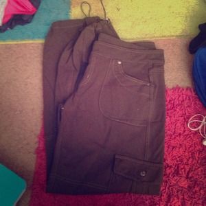 Athleta soft cargo pants
