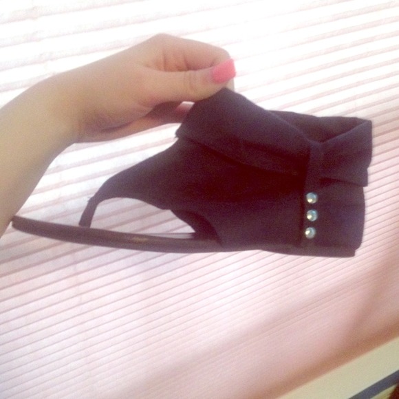 Fold over sandals