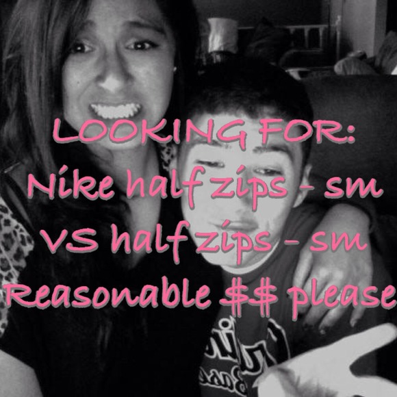 VS Nike half zip