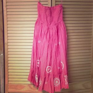 Pink coral sundress