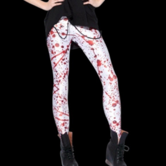 SOLD!! Black Milk Blood Splatter Leggings SOLD!! - Picture 1 of 1