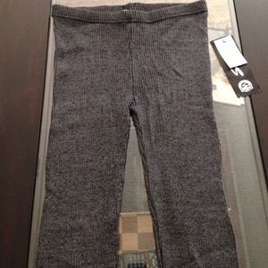 NWT fleece leggings, grey