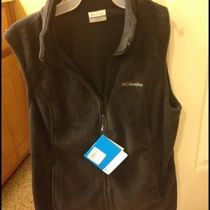 Black Columbia Vest, NWT