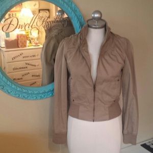 NEVER BEEN WORN Taupe light weight jacket!!!!