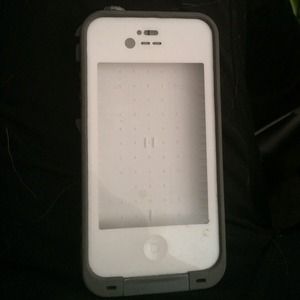 Life proof case white shock,water,smash proof