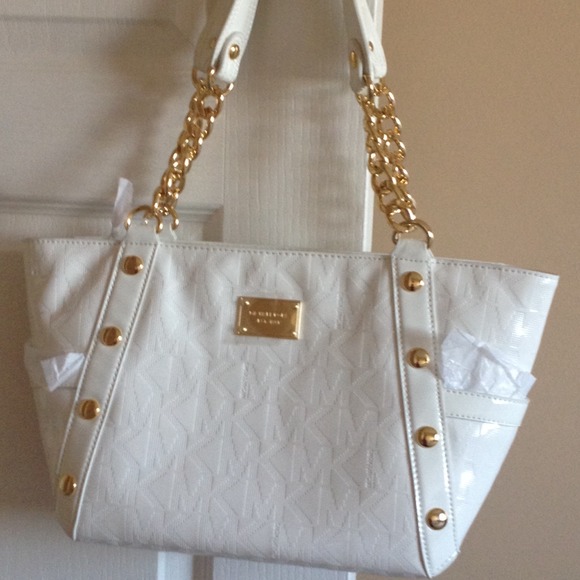 💝Authentic Michael Kors white shoulder bag💝 - Picture 2 of 3