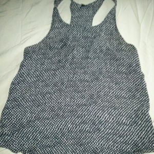 Lovely silk polka dot racerback tank.