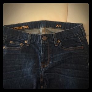 Jcrew matchstick jeans. Size 27 S.