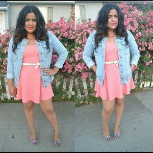 *SOLD! 🎊🎉🎉 Pink skater dress