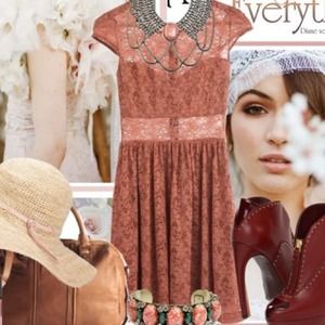 Modcloth "Cinnamon and Nice" Dress