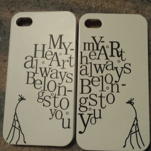 Couple iPhone 4 case.
